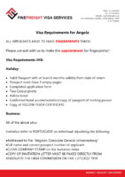 Angola Visa Requirements